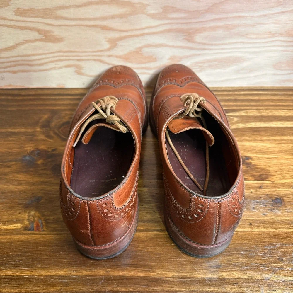 Allen Edmonds Independence Collection Jefferson Wingtip Brogue Shoes Men 10.5/11
